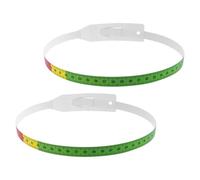 Mikikit 2pcs Soft Head Measuring Tape and Babies, Precise and Reusable Pp Material Tape Measure for Body and Arm Circumference, for Home Use Measurement Tool