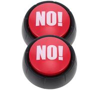 Mikikit 2pcs Sound Button No Button Prank Noise Maker Game Buzzers for Party Favors and Stress Relief without Batteries for Fun Use