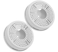 Mikikit 2pcs Universal Plastic Wall Mount Bracket for Outdoor Security Wire Junction Box Holder Ceiling Mount Suitable for Dome