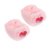 Mikikit 2pcs Wind Shield and Pop Shield Microphone Furry Cover Mic Windscreen Muff Compatible for Recording Accessory