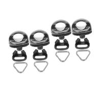 Mikikit 2sets Camera Clip Triangle Hook Quick Release Camera Strap Screw Wrist Strap Fixing Screw Accessory