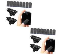 Mikikit 2sets Ergonomic Gaming Triggers Mobile Phone Controllers Game Buttons for Touchscreen Mobile Game Sleeve Use during Intense Gaming Sessions