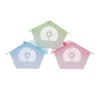 Mikikit 3 Sets Bird Houses for Garden Birds Hamsters and Squirrels Single Entrance Nesting Boxes and Small Animal Breeding Nests Color Random Random Color