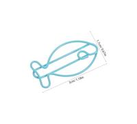 Mikikit 30pcs Creative Fish Shaped Paper Clips Decorative Animal Themed Metal Clips for School Office Document Holders for Organized Workspace and Document Management
