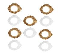 Mikikit 30pcs Vintage Photo Frames Retro Picture Holders for Crafts Jewelry Displays Design and Antique Style for Wall Tabletop