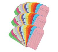 Mikikit 36Pcs Cashier Cash Envelopes Cardstock Deposit Envelopes with Strong Seal for Business Banks Retail Restaurants Budgeting and