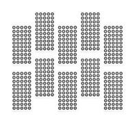 Mikikit 3D Scanner Reflective Marker Dots 0.15Mm Thick Reflective Film 6Mm Inner Diameter 10Mm Outer Diameter 50 Pieces Per Sheet 15 Sheets for Scanner Tracking and Positioning