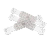 Mikikit 3pcs Acrylic Crack Measurement Tool for Buildings and Bridges Portable High Precision Ruler for Crack Monitoring and Wall Gap Inspection Sturdy Gauge for Accurate Displacement