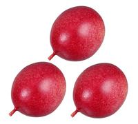 Mikikit 3pcs Artificial Passion Fruit Decorative Props Made of Foam with Realistic Design and Damage Resistance for Commercial Displays and Home Decoration
