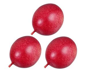 Mikikit 3pcs Artificial Passion Fruit Decorative Props Made of Foam with Realistic Design and Damage Resistance for Commercial Displays and Home Decoration