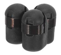 Mikikit 3pcs Black Gas Spring End Fittings with M8 Female Thread and Quick-Disconnect Structure for Car Hoods and Industrial Applications Compatible with 10mm Gas Struts