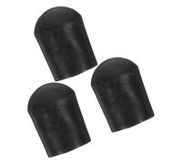 Mikikit 3pcs Cello Endpin Stoppers Rubber Endpin Tips for Cello with Stability and Easy to Use Features, Black Rubber Bung Protector for Preventing Slipping during Performances