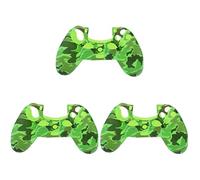 Mikikit 3pcs Controller Cover Silicone Rubber Skin Case for Camouflage Design Protective Grip Accessory