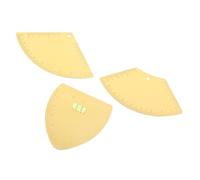 Mikikit 3pcs Eyebrow Locator Eyebrow Template Tools for Makeup Use during Brow Mapping for Precise Measurement
