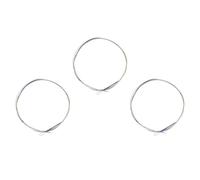 Mikikit 3pcs Silver Metal Lute Strings for Pipa Beginners with Excellent Sound Quality and Sustained Sound, and Practical Chinese Lute String Accessory for Practice