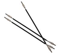 Mikikit 3pcs Steel Wire Violin Tail Gut Strings for 4/4 Violin Provide Natural Sound and Consistency in Tension Replacement Parts
