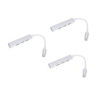 Mikikit 3pcs Type-c Usb Hub Port Multi-port Adapter for Laptop Usb c Hub Expansion Transfer Splitter Computer Accessories