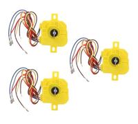 Mikikit 3pcs Washing Machine Timer Unit Lines Replacement Timer for Clothes Washer Easy Installation Cycle Completion Washing Machine Part