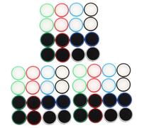 Mikikit 3sets Accessories Thumb Colour Glow Controller Illuminated Oled Joystick Caps for Game Machine 16pcs*3