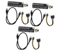 Mikikit 3sets External Gpu for Laptop Pcie Graphics Card Gaming External Gpu Laptop Accessory Pcie Mining Graphics Card