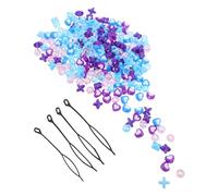 Mikikit 4 Bags Dreadlock Charms Beads for Braids Vibrant Acrylic Hair Accessories Wearresistant Keep Brilliant Color Special Events Small Business Needs