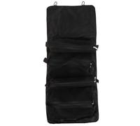 Mikikit 4-in-1 Hanging Toiletry Makeup Bag for Women, Sturdy Nylon and Mesh Fabric Sturdy Handle, Foldable Pouch for Travel and Daily Organising Cosmetics