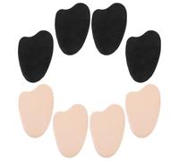 Mikikit 4 Pairs Foot Cushion Inserts for Comfortable Walk and Reducing Pressure, Soft Silicone and Sponge Ball-of-Foot Support for Other Shoes and Sandals, Non-Slip Felt Metatarsal Shoe