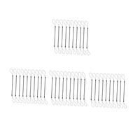 Mikikit 40pcs Stylus Pen Lanyard Tool Tethers Black Retractable Cord for Touch Screens