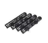 Mikikit 4pcs Aquarium Heater Guard Protective Sleeves for Fish Tank Heater to 2.8cm Diameter, 18cm Plastic Heat Resistant Covers with Suction Cups for Aquarium Heating Rod Protection