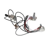 Mikikit 4pcs Electric Guitar Circuit Assembly Potentiometer Switch Wiring Harness for Sound Control Replacement Supply for Musical Instrument Circuit Control Part