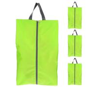 Mikikit 4pcs Extra Large Waterproof Shoe Bags 42x24x18cm, Dustproof Travel Shoe Pouch Organizer Set for Boots, Slippers, Sneakers with Zipper Closure, Portable Storage for Men and Women