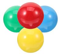 Mikikit 4pcs Game Joystick Ball Heads Replacement Set Solid Plastic Game Controller Stick Caps Multi-color Arcade Fighting Console Accessories for Machine Controls