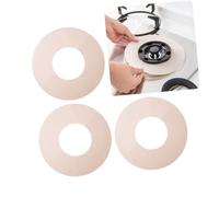 Mikikit 4pcs Gas Stove Burner Covers Home Stove Burner Covers Oil and Cleaning Pad Id Od