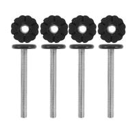 Mikikit 4pcs Gate Accessories 10cm Pressure Gate Rod Replacement Screws M8 Hardware Kit and Pet Safety Door Mounting