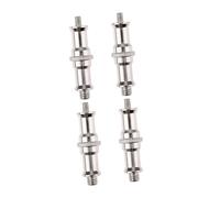 Mikikit 4pcs Male Screw Adapter Spigot Threaded Connectors for Light Stands Camera Mounts and Photography Accessories and Lightweight Conversion Tool