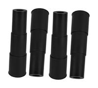 Mikikit 4Pcs Office Chair Gas Lift Cylinder Dust Covers Telescoping Protection Sleeve for Gaming and Swivel Chairs Three Part Design for Easy Installation and Fit