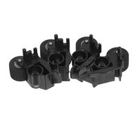 Mikikit 4Pcs Plastic Pinch Roller Cassette Pulley 10Mm Diameter for Tape Recorder and Audio Deck Maintenance Replacement