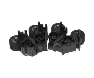Mikikit 4Pcs Plastic Pinch Roller Cassette Pulley 10Mm Diameter for Tape Recorder and Audio Deck Maintenance Replacement