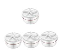 Mikikit 4pcs Portable Mini Washing Machine Usb Charging Low Noise Design for Travel for Underwear Socks and Compact and Efficient Clothes Cleaner High-frequency Vibration Technology