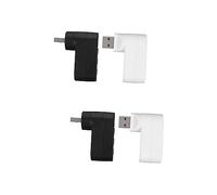 Mikikit 4pcs Ports Usb Hub Splitter Expansion Cable Adapter for Computer Usb Multi Port Hub for Desktop Laptop