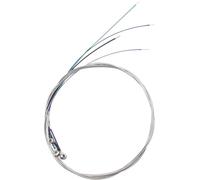 Mikikit 4pcs Replaceable Viola Strings Nichrome Metal Standard Tension Silver Viola Accessories Practical and Beginners