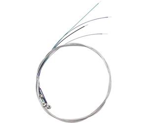 Mikikit 4pcs Replaceable Viola Strings Nichrome Metal Standard Tension Silver Viola Accessories Practical and Beginners