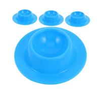 Mikikit 4pcs Silicone Egg Holder Stand Egg Cups for Soft Hard Boiled Kitchen Tray Organizer Dish for Serving