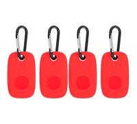 Mikikit 4pcs Silicone Keychain Cover Protective Case for Tile Mate Pro Tracker Tag