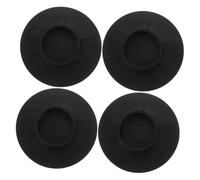 Mikikit 4pcs Slip Mats Washing Machine Mat Rubber Vibration Pad Shock Absorbing for Washing Machine Feet Vibration Washer Walking Pads