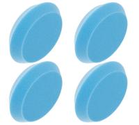 Mikikit 4pcs Sponge Bowling Cleaning Pads Multipurpose Polishing Ball Accessories for Bowling Ball at Home, Convenient Lawn Bowls Accessories for Effective Surface Scratch Repair
