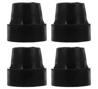Mikikit 4pcs Trampoline Legs Caps Trampoline Replacement Tube Non Slip Rubber Foot Pads Easy to Install and Remove Convenient to Carry and Store Suitable for Ages Indoor and Outdoor Use