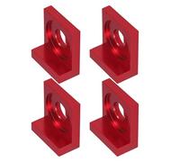 Mikikit 4pcs Universal 12mm Rear Wheel Chain Adjuster Blocks, Cnc Aluminum Swingarm Axle Chain Tensioner for Motorcycles, Atvs, Motocross Dirt Bikes