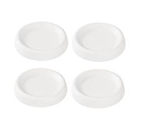 Mikikit 4pcs Vibration Pad for Washing Machine Heightened Shockproof Mat Furniture Pad Lifting Non-skid for Washing Machine Bases