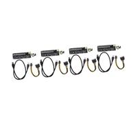Mikikit 4sets Pcie Mining Graphic Card Pcie Riser Card Gpu Computer Accessory for Laptop External Gpu Graphics Extension Cable